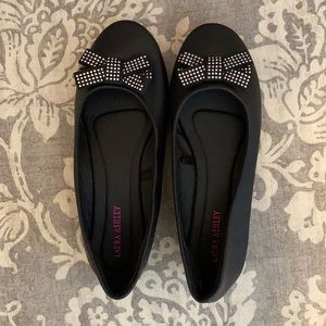 Black Flats with bow NEW